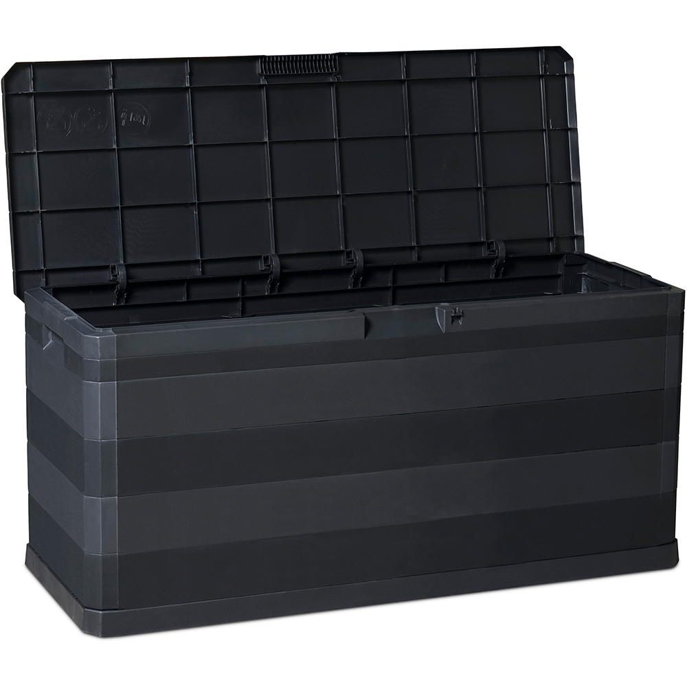 Lada depozitare gradina TOOMAX Elegance, PP, 117 x 45 x 56 cm, negru