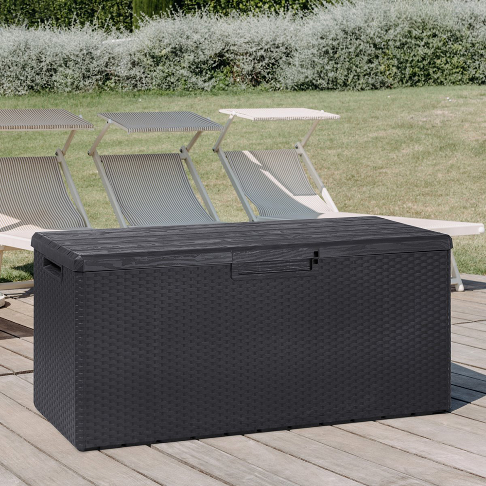 Lada depozitare gradina TOOMAX Portofino, PP, 123.7 x 54.5 x 56.2 cm, antracit