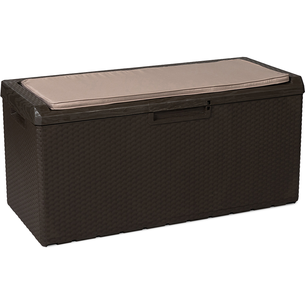 Lada depozitare gradina TOOMAX Portonovo, PP, 123.7 x 54.5 x 58.7 cm, maro