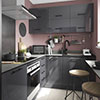 Front usa GOODHOME Stevia, MDF, 49.7 x 71.5 x 1.8 cm, gri antracit