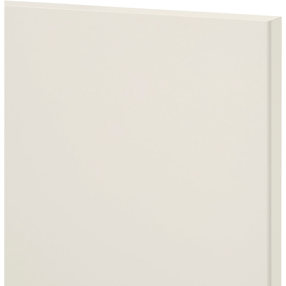 Front usa 2 sertare GOODHOME Stevia, MDF, crem, 59.7 x 35.6 x 1.8 cm , crem