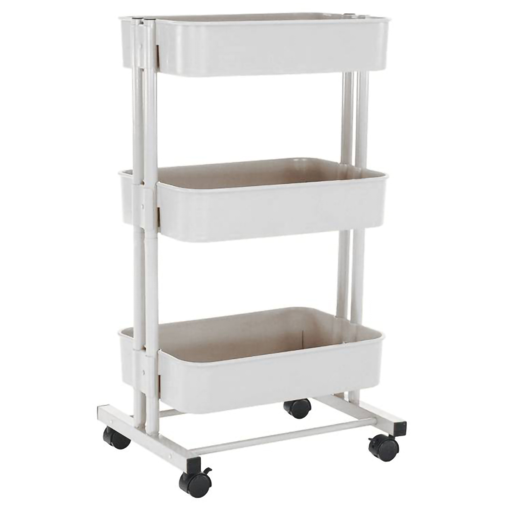 Carucior multifunctional Dobby, 45 x 37 x 77 cm, alb