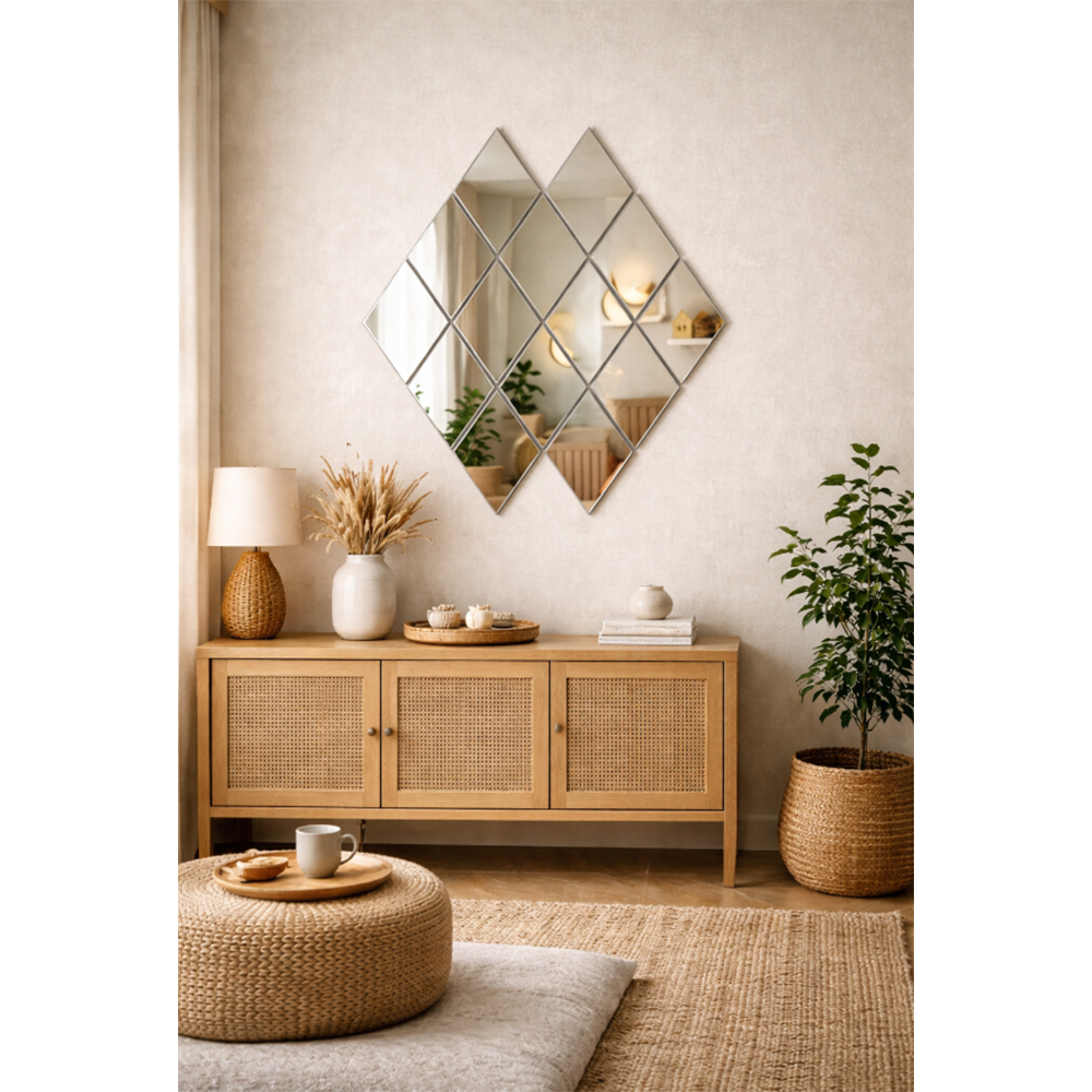 Oglinda decorativa ATRIA, 29.5 x 23 cm, transparent