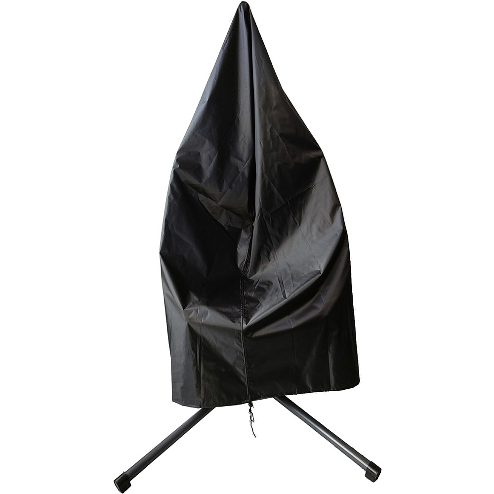 Husa protectie leagan, 190 x 115 cm, negru-argintiu