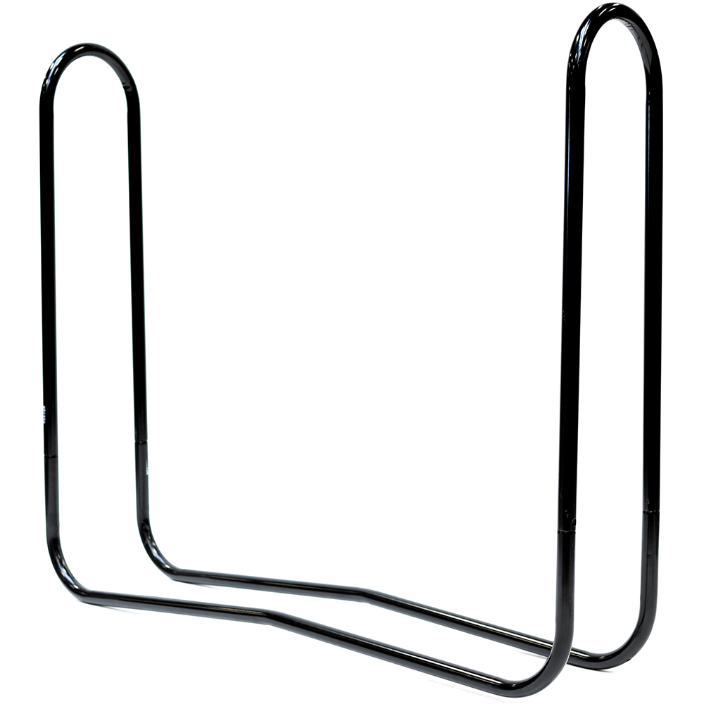 Suport lemne SHELTER LOGIC, metal, 122 x 25 x 103 cm, negru