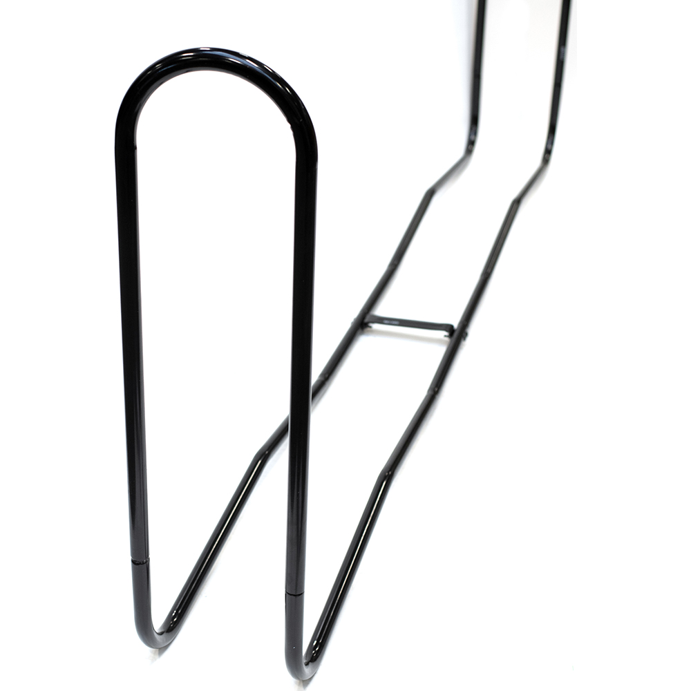 Suport lemne SHELTER LOGIC, metal, 244 x 25 x 99 cm, negru