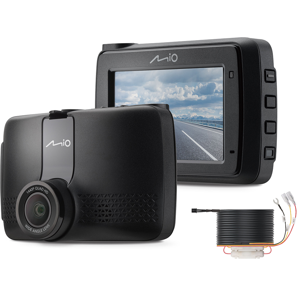 Camera auto DVR MIO MiVue 903W Pro, Quad HD, 2.7", Wi-Fi, G-Senzor + Kit parcare