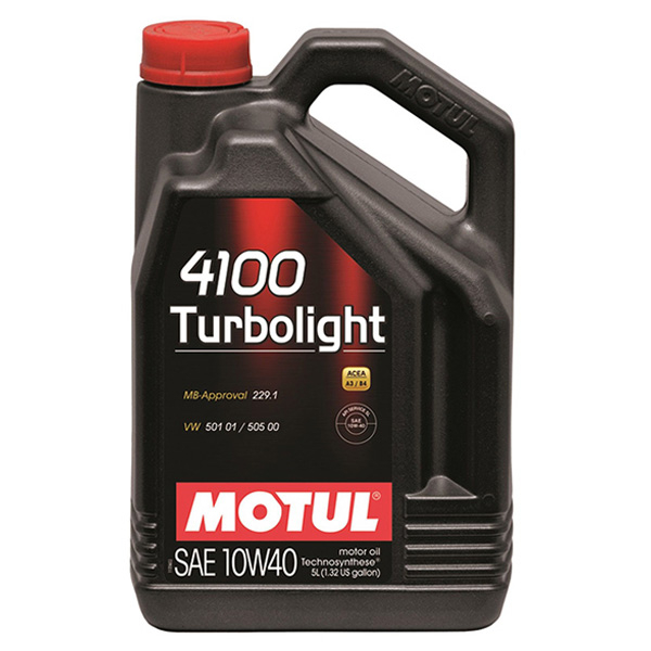 Ulei motor MOTUL 4100 Turbolight, 10W40, 4l