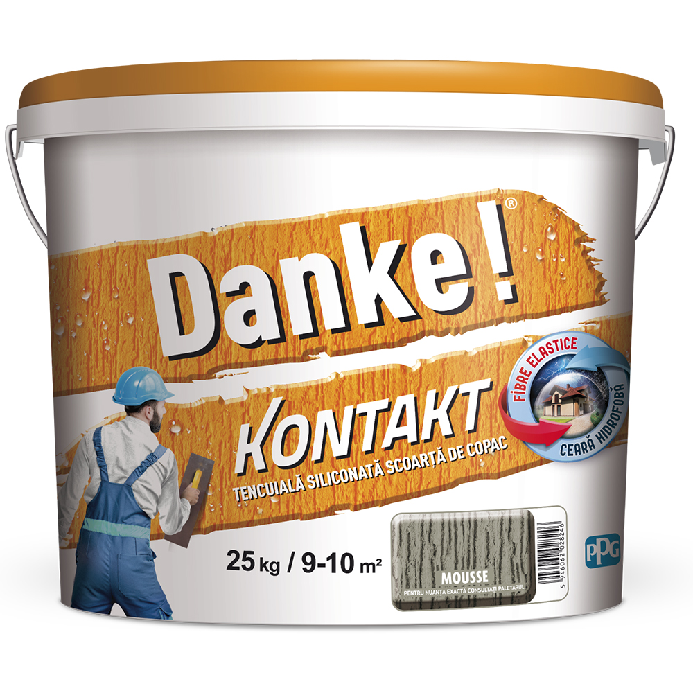 Tencuiala decorativa DANKE Kontakt Scoarta de copac, mousse, 25 kg