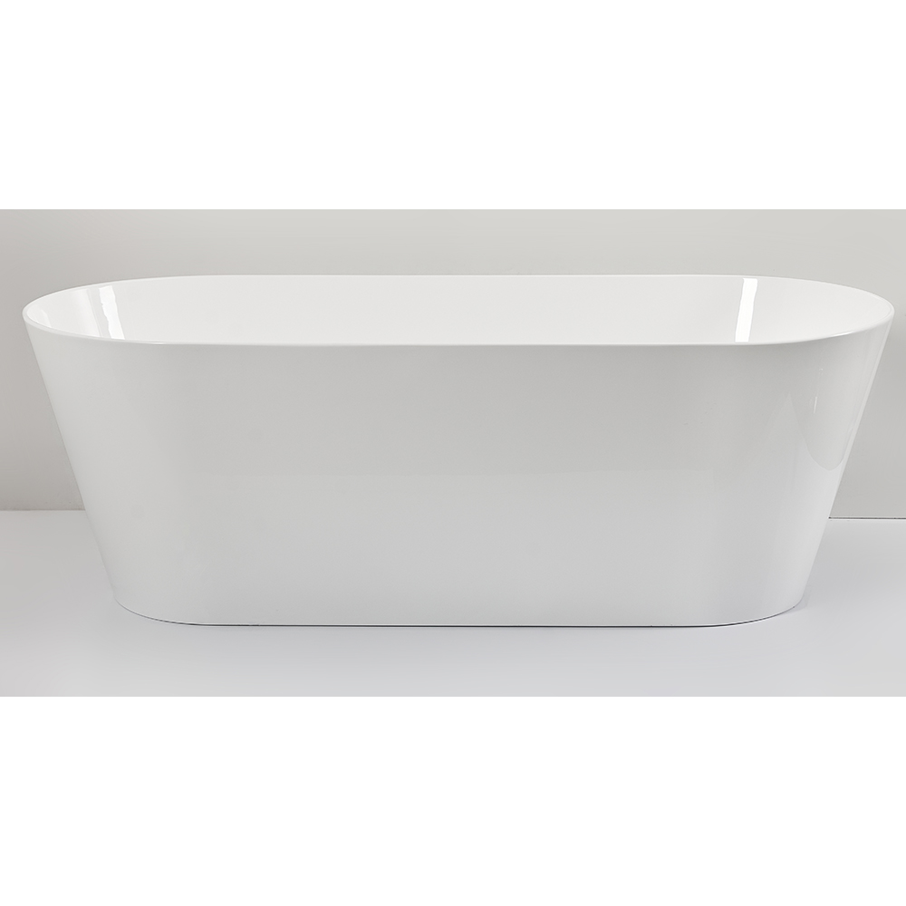 Cada baie freestanding Super Slim MS-10, acril, 170 x 75 x 58 cm, alb
