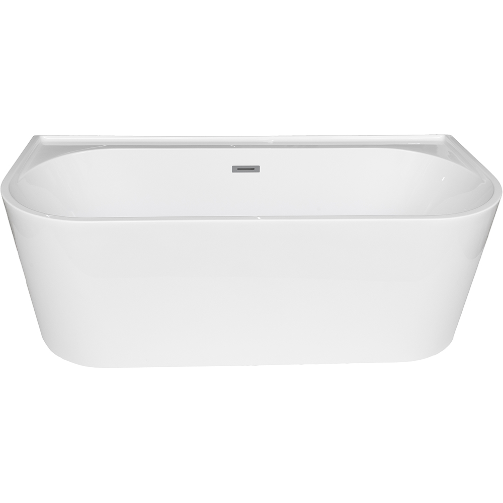 Cada baie freestanding Wall MS-12, acril, 170 x 75 x 58 cm, alb