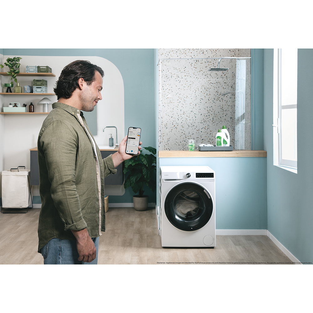 Masina de spalat rufe frontala CANDY ProWash 500 BR 49SBL8-S, Steam, 9 kg, 1400rpm, Clasa A, Wi-Fi, alb