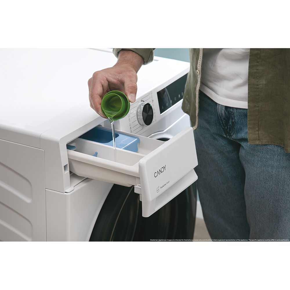 Masina de spalat rufe frontala CANDY ProWash 500 BR 49SBL8-S, Steam, 9 kg, 1400rpm, Clasa A, Wi-Fi, alb