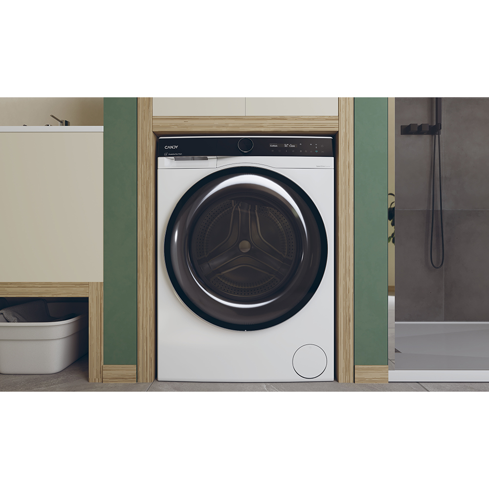 Masina de spalat rufe frontala CANDY ProWash 700 BS 410B10-S, Steam, 10 kg, 1400rpm, Clasa A, Wi-Fi, alb
