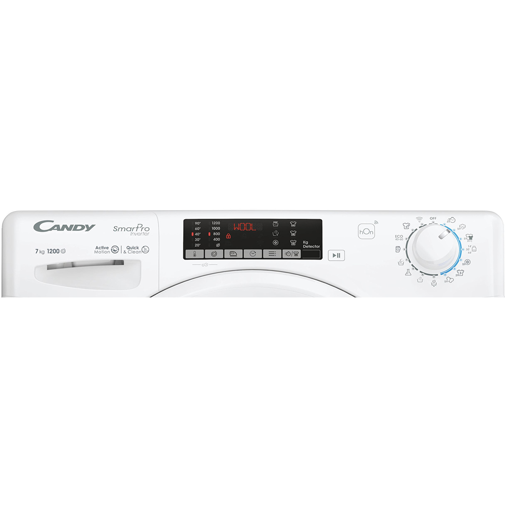 Masina de spalat rufe frontala slim CANDY CO4 274TWM6/1-S, Wi-Fi, 7 kg, 1200rpm, Clasa A, alb
