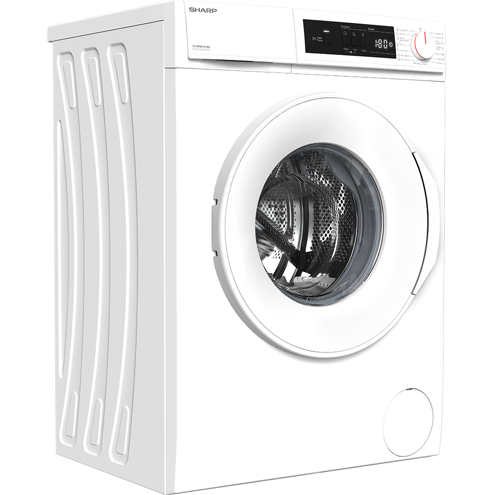 Masina de spalat rufe frontala SHARP ES-NFA6101WC-EE, 6 kg, 1000rpm, Clasa C, alb