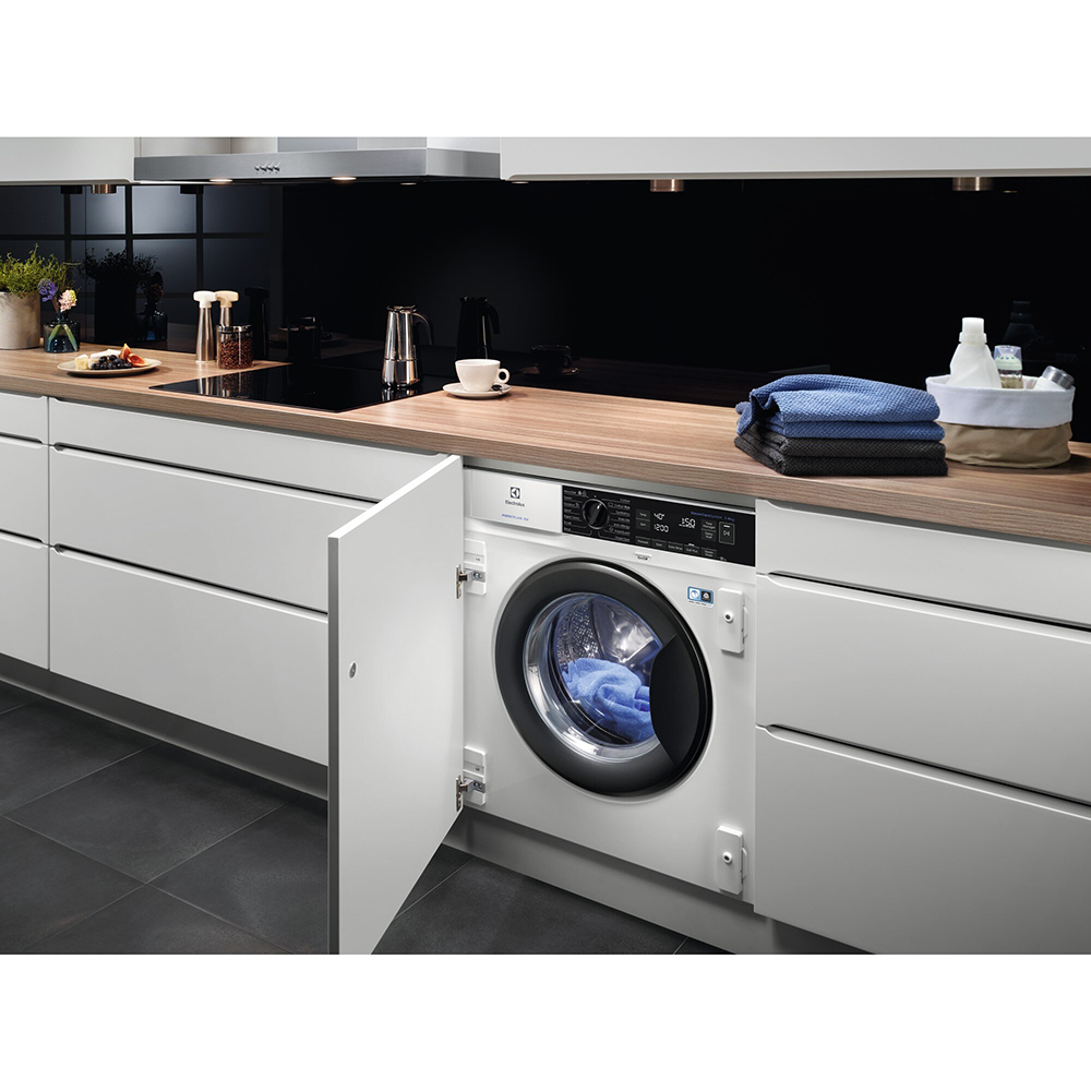 Masina de spalat rufe incorporabila ELECTROLUX EW7N7F348SI, SteamCare, 8 kg, 1400rpm, Clasa B, alb