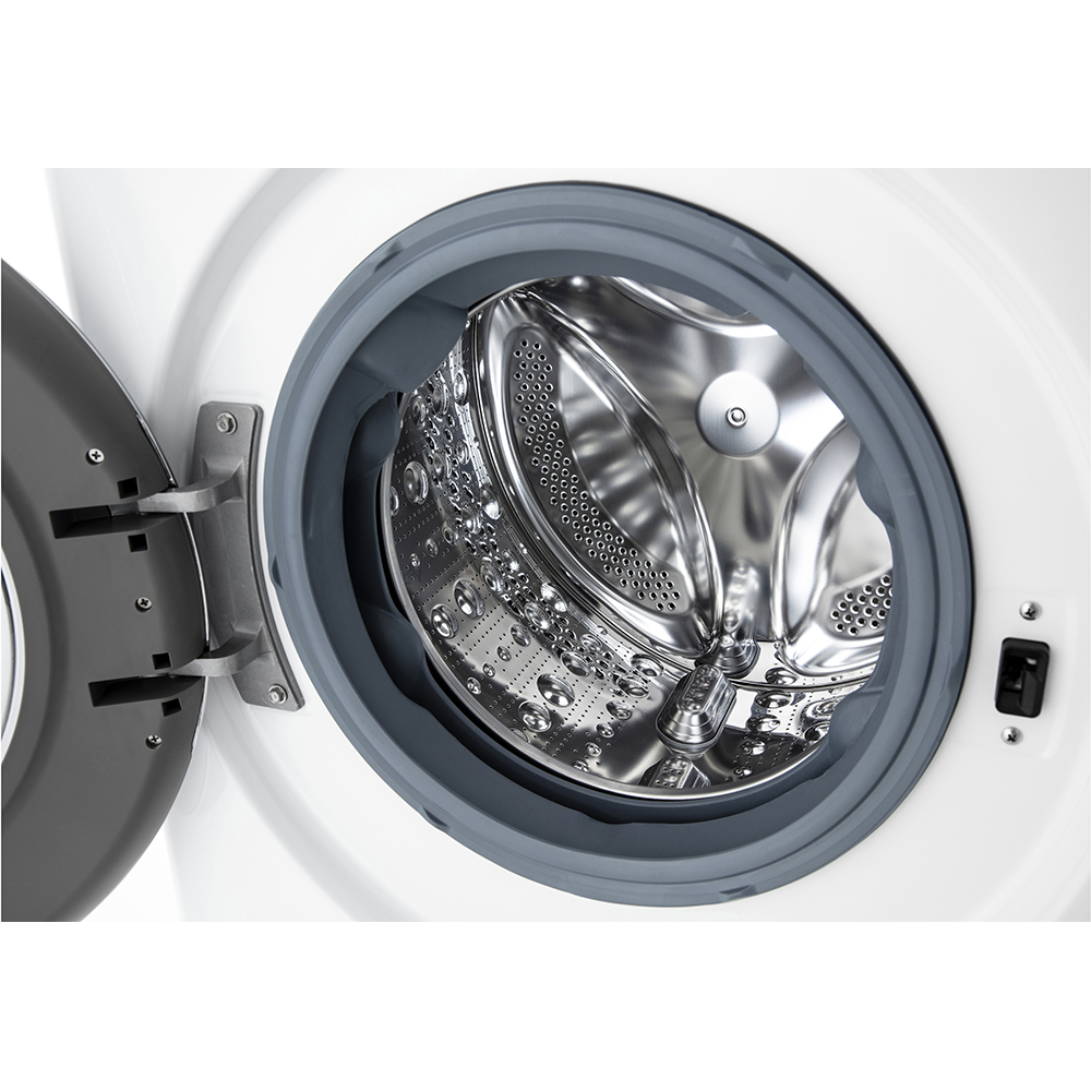 Masina de spalat rufe frontala slim LG F2WR909P3W, AI Direct Drive, 9 kg, 1200rpm, Clasa A, alb