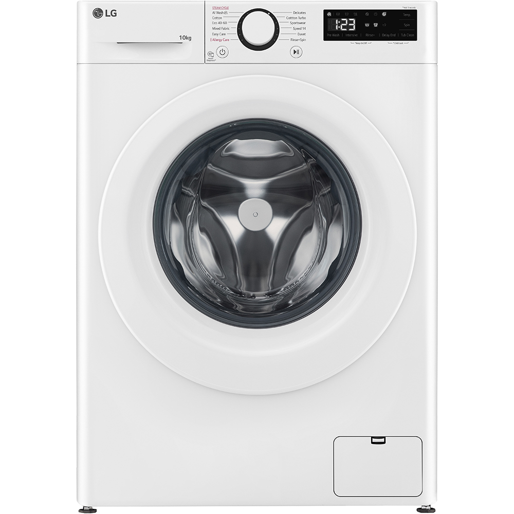 Masina de spalat rufe frontala LG F4WR510SWW, AI Direct Drive, 10 kg, 1400rpm, Clasa A, alb