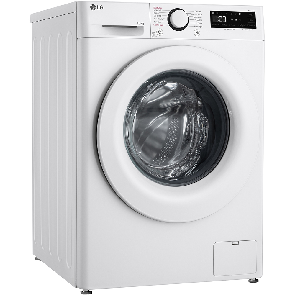 Masina de spalat rufe frontala LG F4WR510SWW, AI Direct Drive, 10 kg, 1400rpm, Clasa A, alb