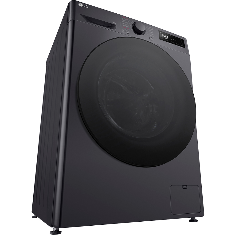 Masina de spalat rufe frontala LG F4WR511S2M, AI Direct Drive, 11 kg, 1400rpm, Clasa A, negru