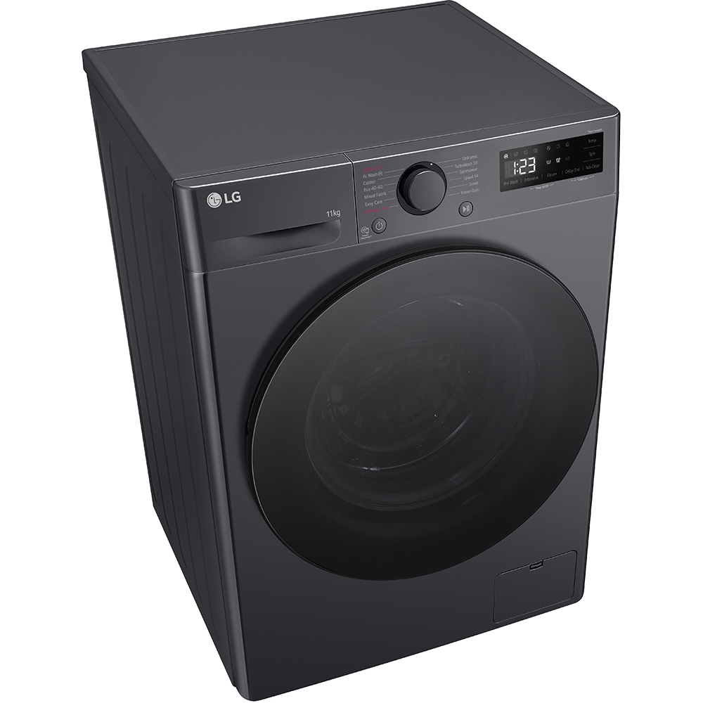 Masina de spalat rufe frontala LG F4WR511S2M, AI Direct Drive, 11 kg, 1400rpm, Clasa A, negru