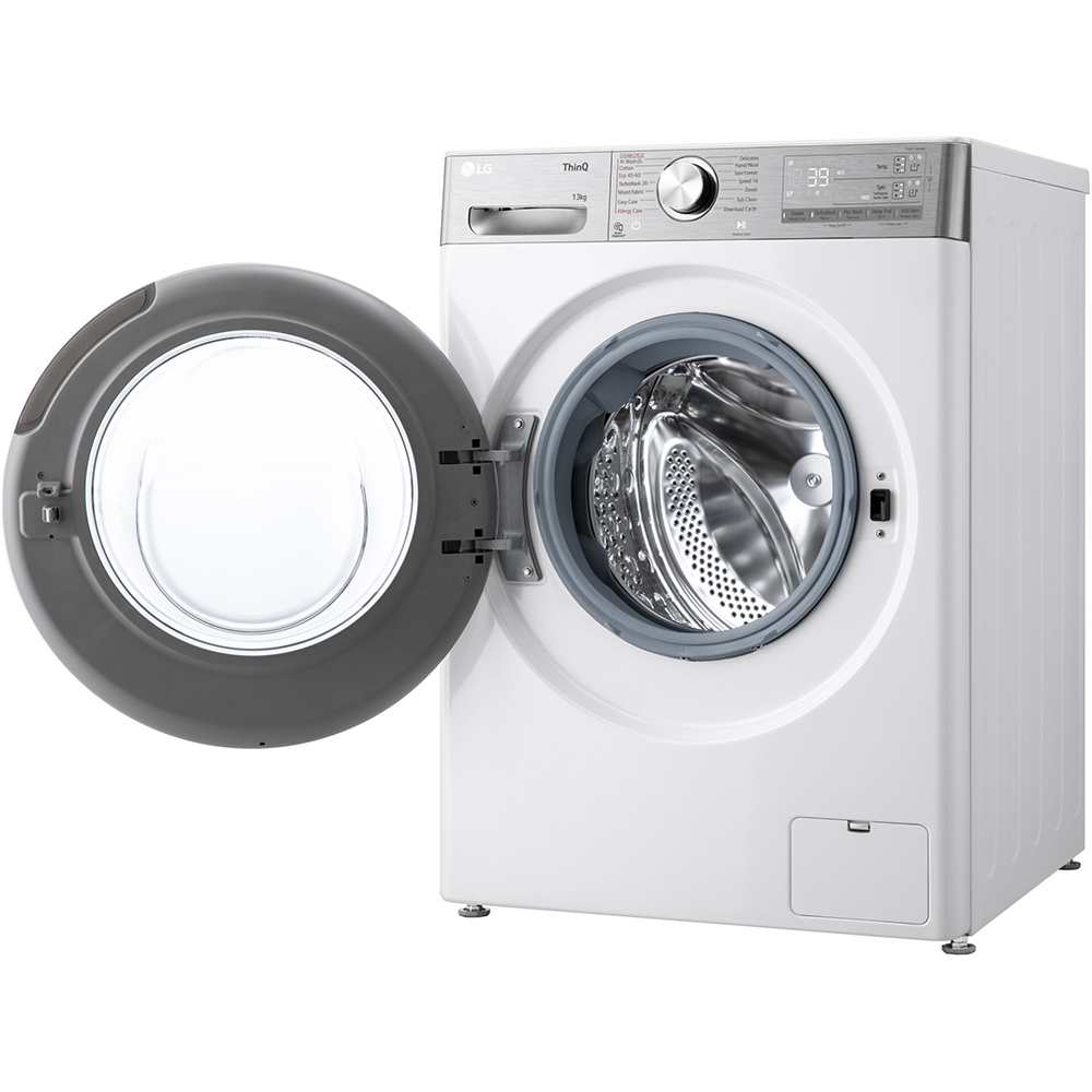 Masina de spalat rufe frontala LG F4WR913P3WA, AI Direct Drive, 13 kg, 1400rpm, Clasa A, alb