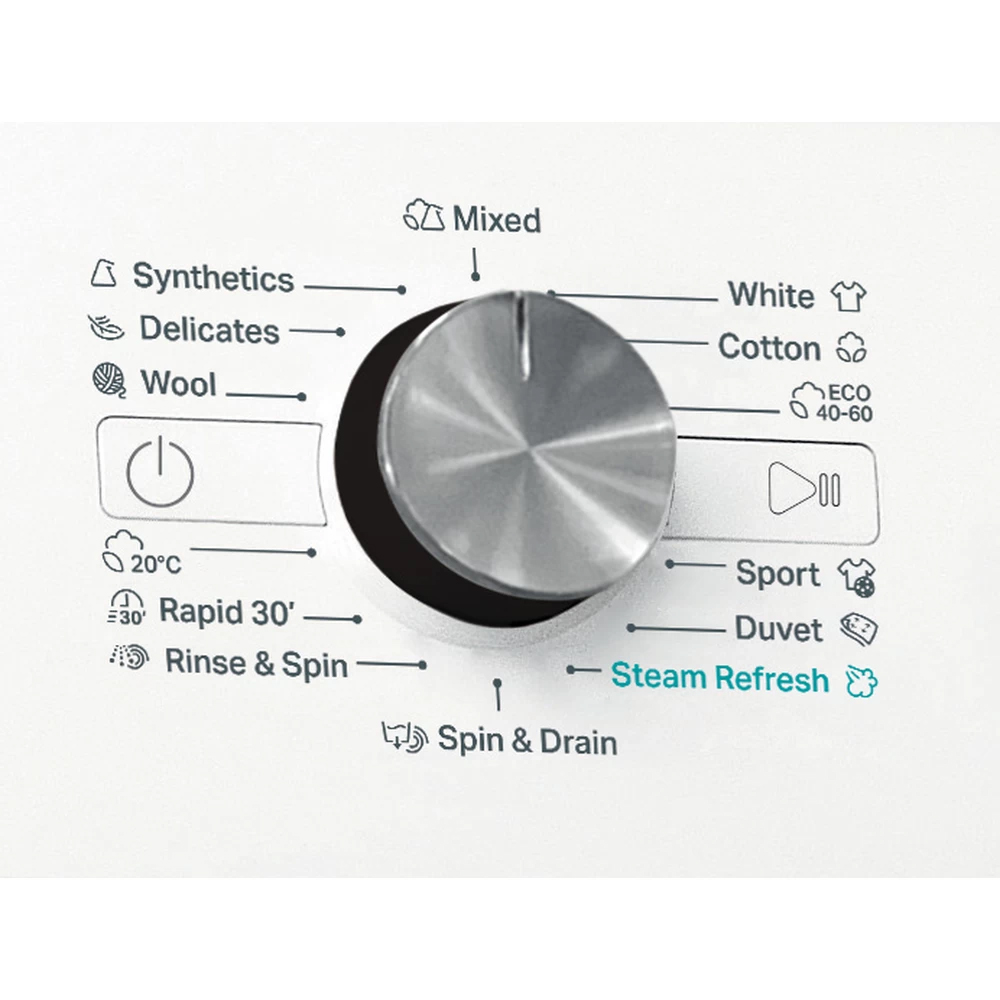 Masina de spalat rufe frontala WHIRLPOOL FFB 8458 BV EE, Steam, 6th Sense, 8 kg, 1400rpm, Clasa B, alb