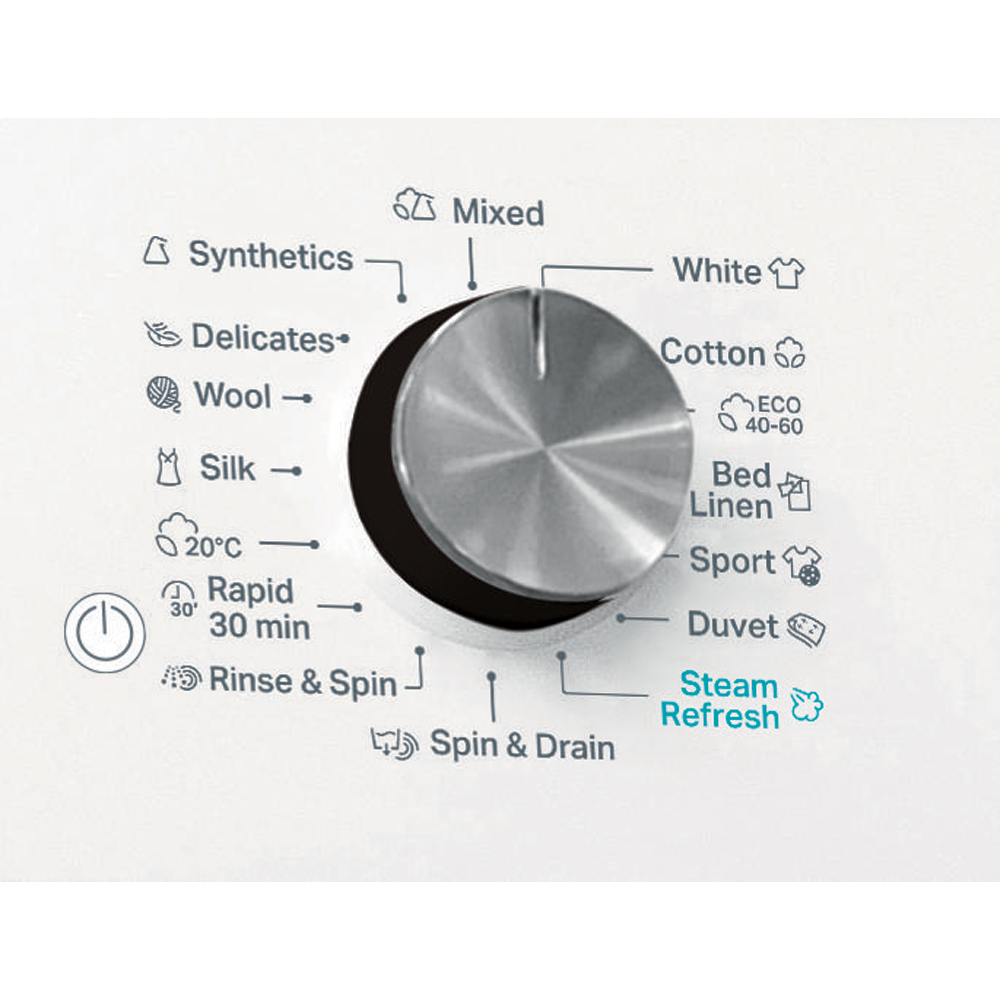 Masina de spalat rufe frontala WHIRLPOOL FFD 9489 BCV EE, Steam, 6th Sense, 9 kg, 1400rpm, Clasa A, alb
