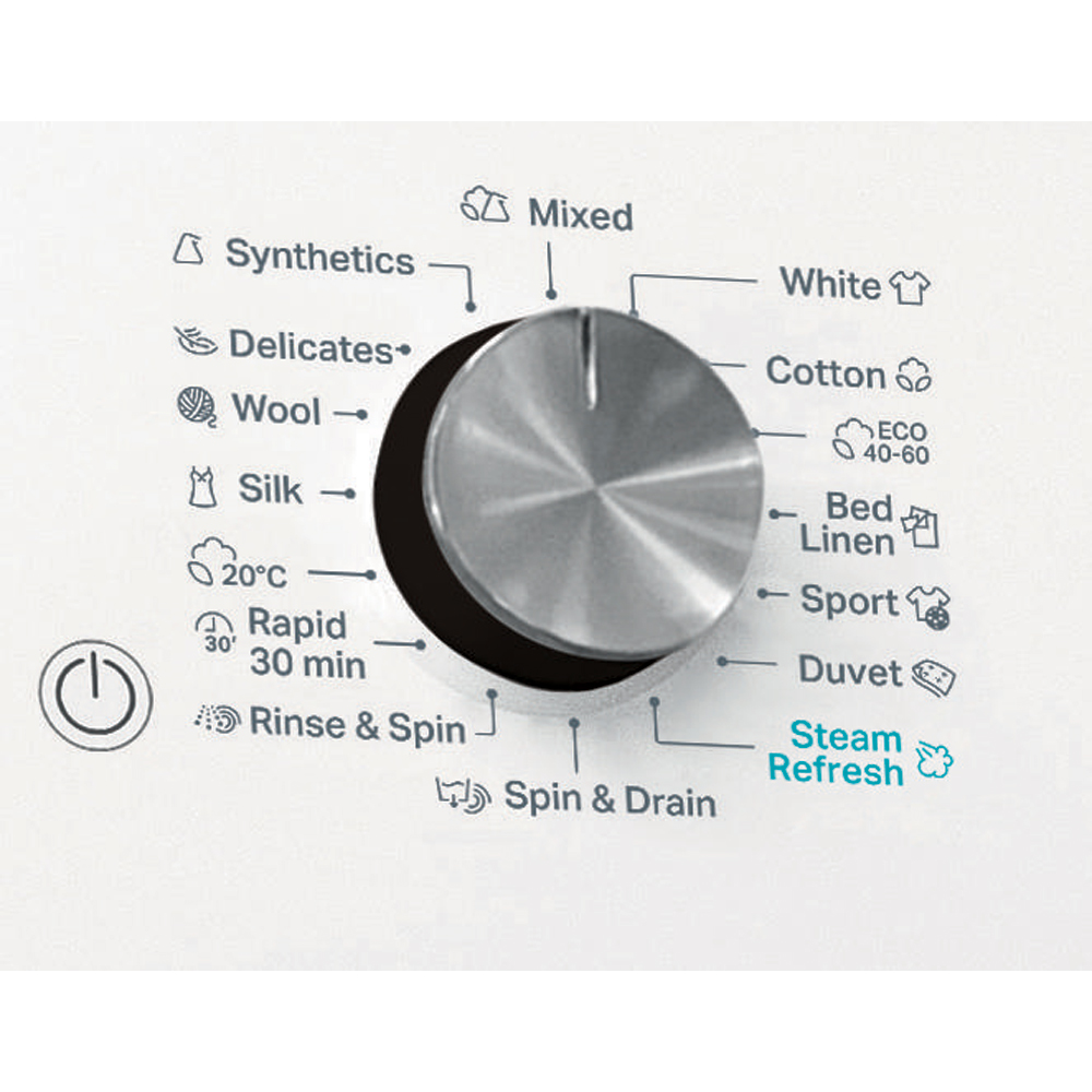 Masina de spalat rufe frontala WHIRLPOOL FFD 9489 BV EE, Steam, 6th Sense, 9 kg, 1400rpm, Clasa A, alb