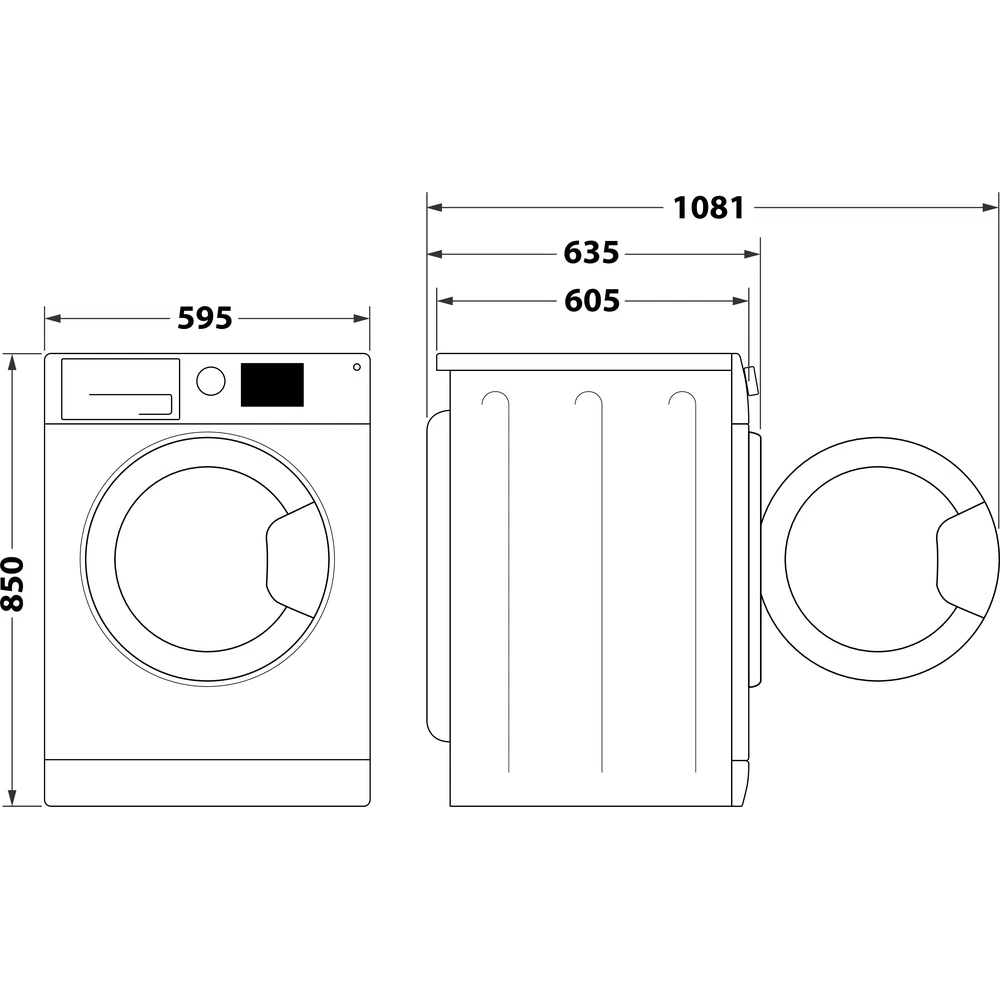 Masina de spalat rufe frontala cu uscator WHIRLPOOL FFWDD 1176258 BCV EE, 6th Sense, 11/7 kg, 1600rpm, Clasa B/E, alb