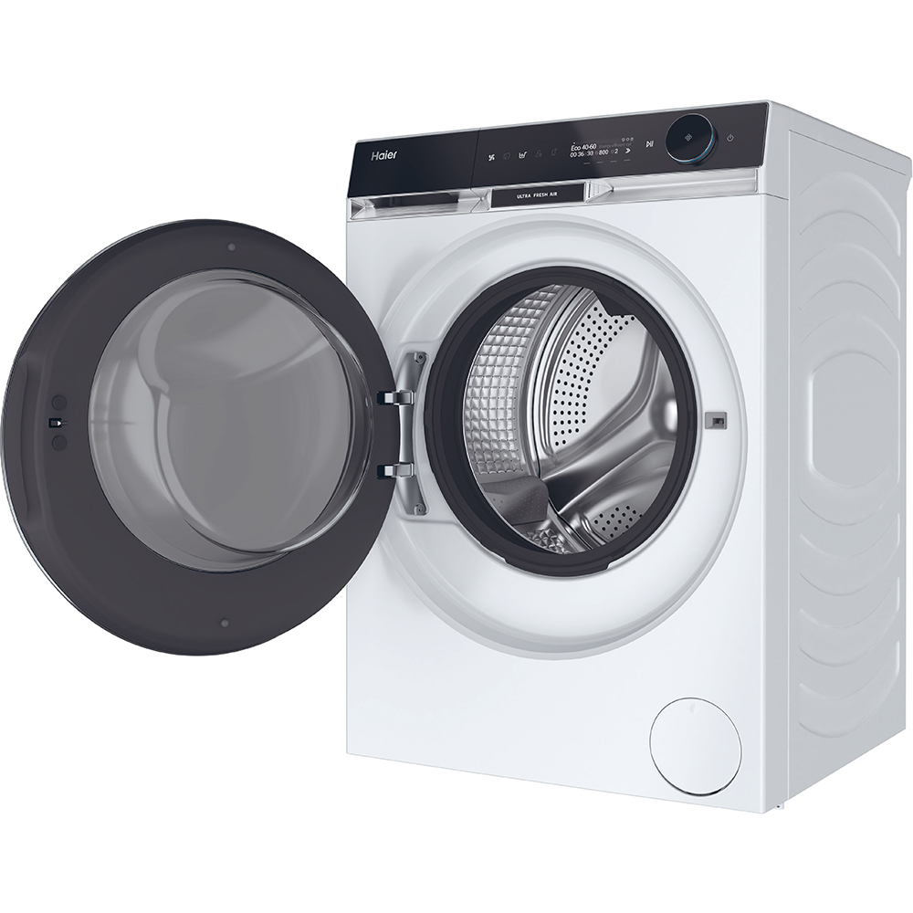 Masina de spalat rufe frontala HAIER HW100-BD14397U1S, Steam, 10 kg, 1400rpm, Clasa A, alb