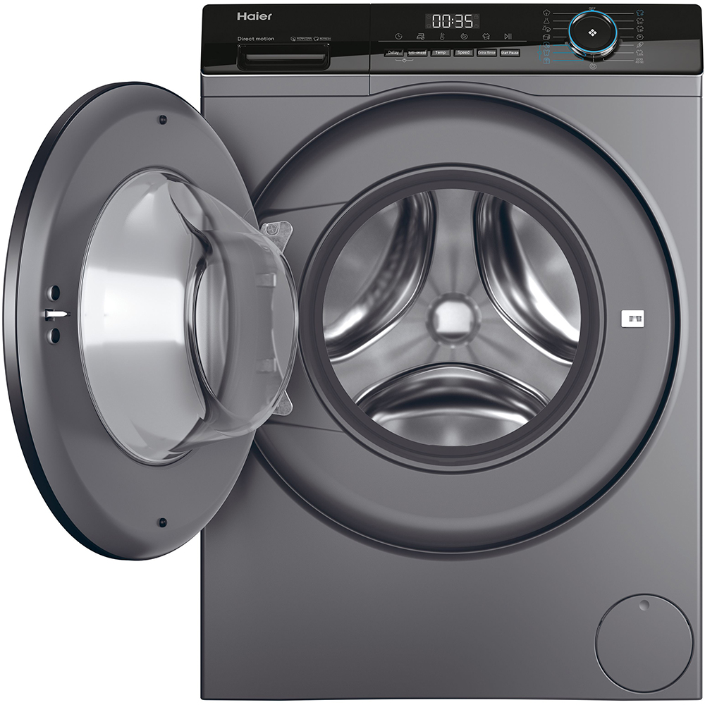 Masina de spalat rufe frontala HAIER HW80-B14939S8, Steam, 8 kg, 1400rpm, Clasa A, antracit