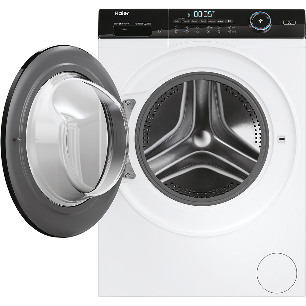 Masina de spalat rufe frontala HAIER HW80-B14959EU1, Steam, 8 kg, 1400rpm, Clasa A, alb