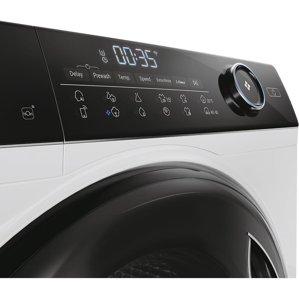 Masina de spalat rufe frontala HAIER HW80-B14959EU1, Steam, 8 kg, 1400rpm, Clasa A, alb