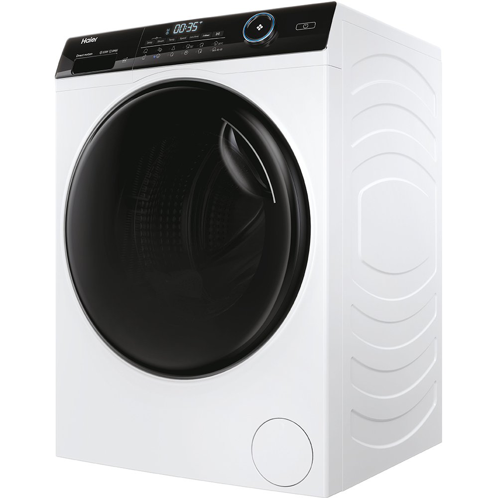 Masina de spalat rufe frontala slim HAIER HW80-B14959TU1-S, 8 kg, 1400rpm, Clasa A, alb