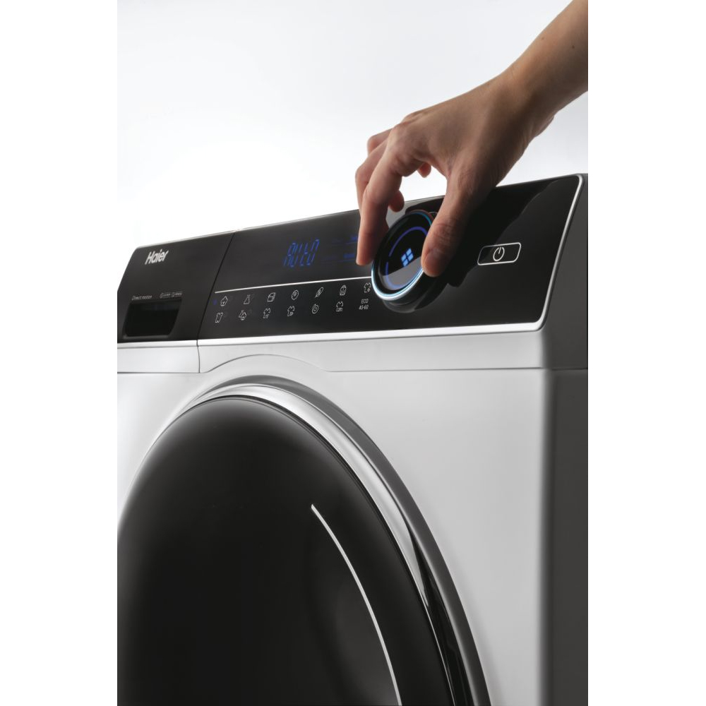Masina de spalat rufe frontala HAIER HW90-B14979-S, 9 kg, 1400rpm, Clasa A, alb