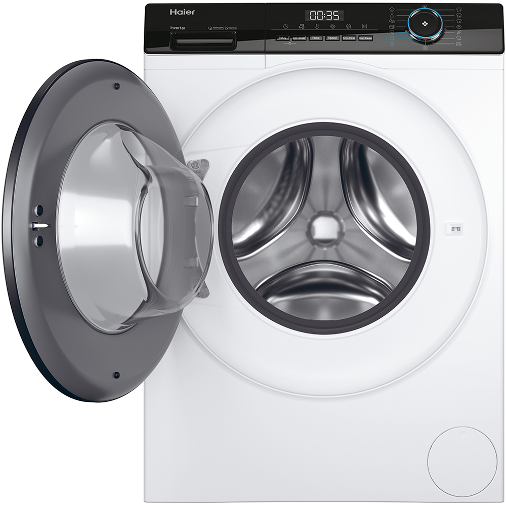 Masina de spalat rufe frontala HAIER HW90-BP14939-S, Steam, 9 kg, 1400rpm, Clasa A, alb
