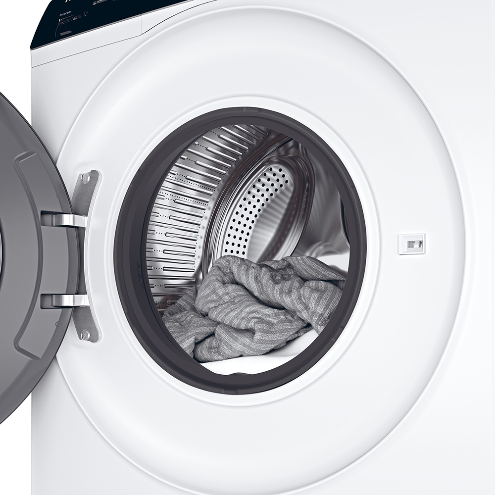 Masina de spalat rufe frontala HAIER HW90-BP14939-S, Steam, 9 kg, 1400rpm, Clasa A, alb