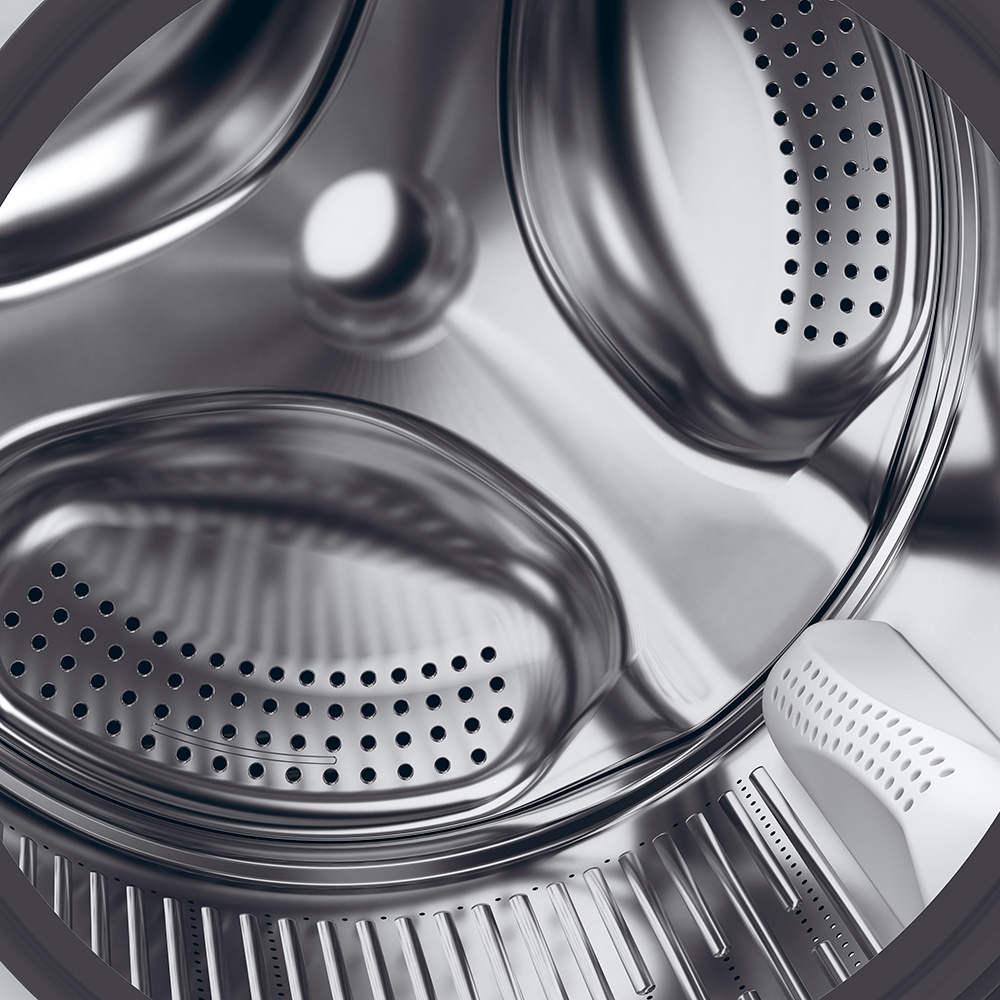 Masina de spalat rufe frontala HAIER HW90-BP14939-S, Steam, 9 kg, 1400rpm, Clasa A, alb