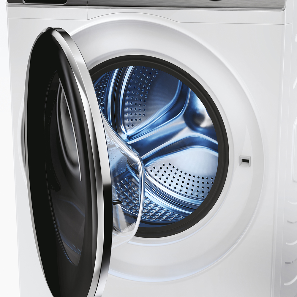 Masina de spalat rufe frontala HAIER HW90G-BD14979, Steam, 9 kg, 1400rpm, Clasa A, alb