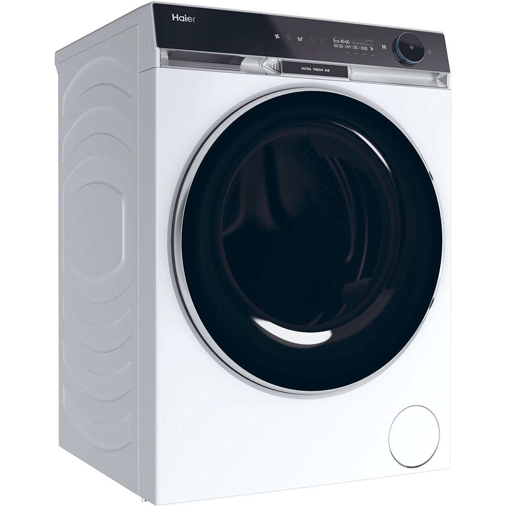 Masina de spalat rufe frontala cu uscator HAIER HWD100-B14397US, Wi-Fi, 10/6 kg, 1400rpm, Clasa A/D, alb