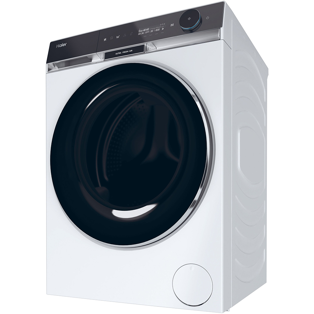 Masina de spalat rufe frontala cu uscator HAIER HWD100-B14397US, Wi-Fi, 10/6 kg, 1400rpm, Clasa A/D, alb
