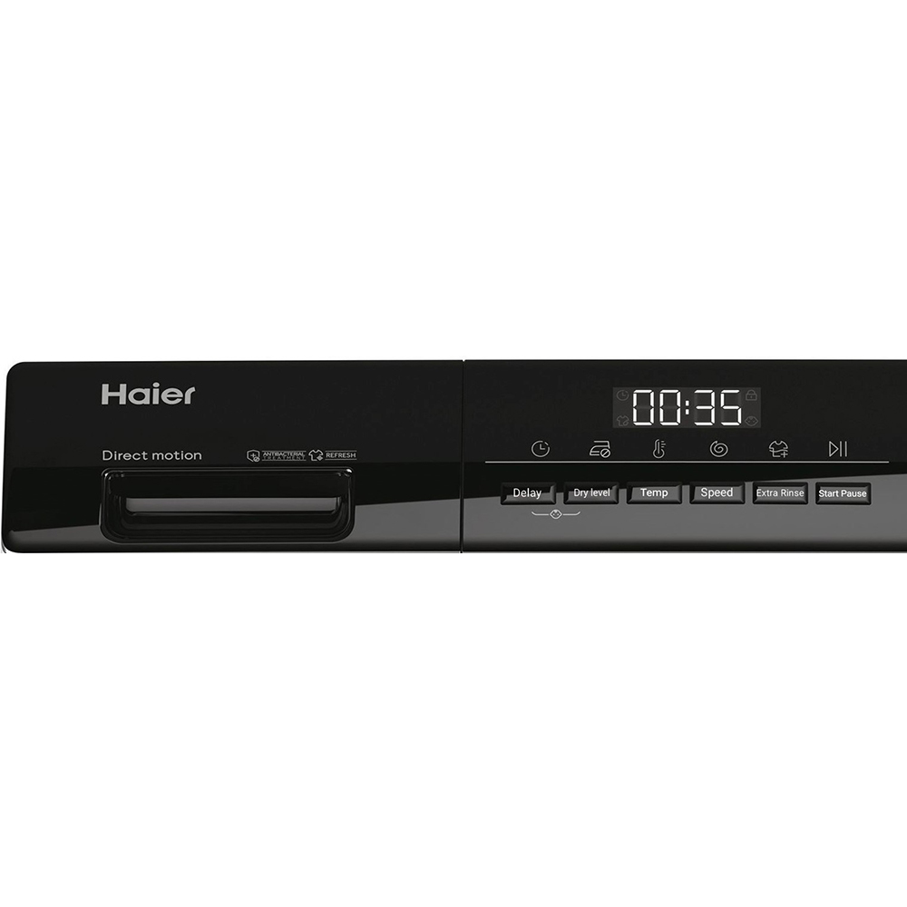 Masina de spalat rufe frontala cu uscator HAIER HWD80-B14939S8-S, 8/5 kg, 1400rpm, Clasa A/D, antracit