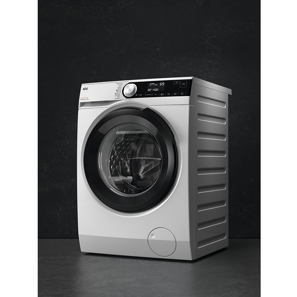 Masina de spalat rufe frontala AEG LFR73844BE, ProSteam, 8 kg, 1400rpm, Clasa A, alb