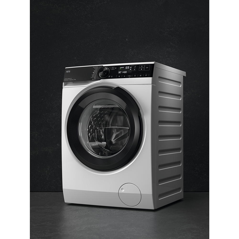 Masina de spalat rufe frontala AEG LFR73944QE, ProSteam, 9 kg, 1400rpm, Clasa A, alb