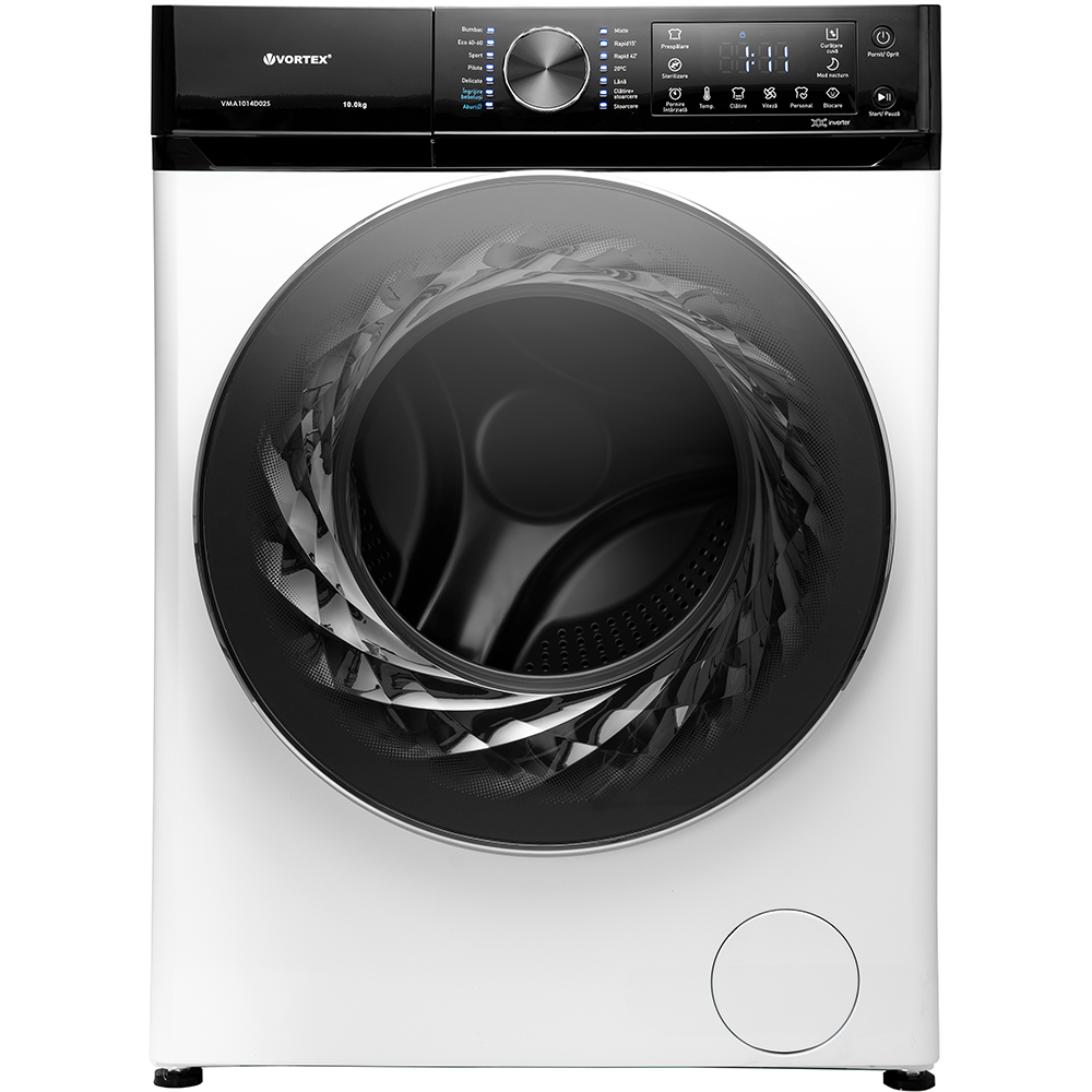 Masina de spalat rufe frontala VORTEX VMA1014D02S, 10 kg, 1400rpm, Clasa A, alb