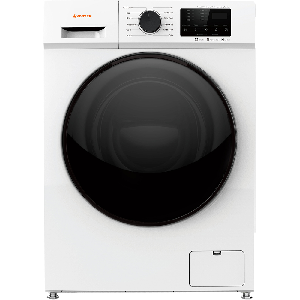 Masina de spalat rufe frontala VORTEX VMA914D02S, 9 kg, 1400rpm, Clasa A, alb