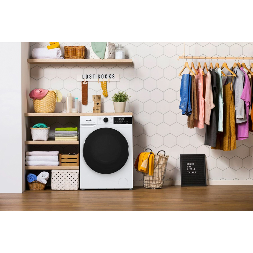 Masina de spalat rufe frontala cu uscator GORENJE WD2A164ADS, 10/6 kg, 1400rpm, Clasa A/D, alb