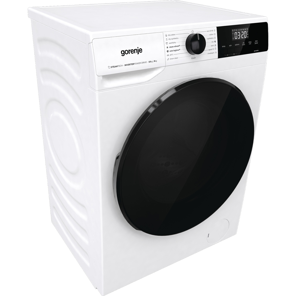 Masina de spalat rufe frontala cu uscator GORENJE WD2A164ADS, 10/6 kg, 1400rpm, Clasa A/D, alb